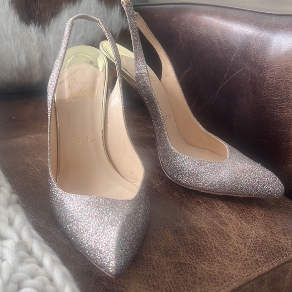 Authentic Christian Louboutin sling back. - Picture 2 of 7